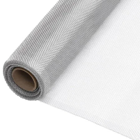 Silbernes Aluminium-Moskitonetz 112x2000 cm von vidaXL, Zaunpaneele - Ref: Foro24-150854, Preis: 61,43 €, Rabatt: %