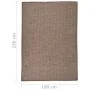 Brauner flachgewebter Outdoor-Teppich 160x230 cm von vidaXL, Teppiche - Ref: Foro24-340790, Preis: 70,86 €, Rabatt: %