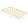Somier de láminas con 13 listones 120x200 cm de vidaXL, Camas y somieres - Ref: Foro24-327259, Precio: 94,42 €, Descuento: %