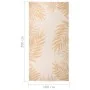 Alfombra de exterior tejido plano estampado de hoja 100x200 cm de vidaXL, Alfombras - Ref: Foro24-340857, Precio: 33,70 €, De...
