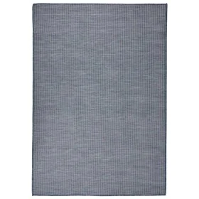 Blauer flachgewebter Outdoor-Teppich 140x200 cm von vidaXL, Teppiche - Ref: Foro24-340797, Preis: 57,49 €, Rabatt: %