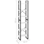 Weißes Sperrholzregal 60x30x210 cm von vidaXL, Bücherregale und Regale - Ref: Foro24-806517, Preis: 71,14 €, Rabatt: %