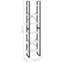 White plywood shelf 60x30x210 cm by vidaXL, Bookcases and shelves - Ref: Foro24-806517, Price: 71,14 €, Discount: %