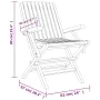 Klappbare Gartenstühle 4 Stk. Massivholz Teak 61x67x90 cm von vidaXL, Gartenstühle - Ref: Foro24-3155055, Preis: 307,63 €, Ra...