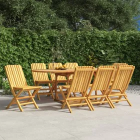 Klappbare Gartenstühle 8 Stück aus massivem Teakholz 47x47x89 cm von vidaXL, Gartenstühle - Ref: Foro24-3155054, Preis: 668,5...