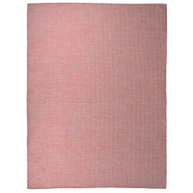 Roter flachgewebter Outdoor-Teppich 120x170 cm von vidaXL, Teppiche - Ref: Foro24-340823, Preis: 32,96 €, Rabatt: %