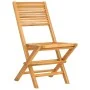 Klappbare Gartenstühle 4 Stück aus massivem Teakholz 47x62x90 cm von vidaXL, Gartenstühle - Ref: Foro24-3155064, Preis: 297,2...