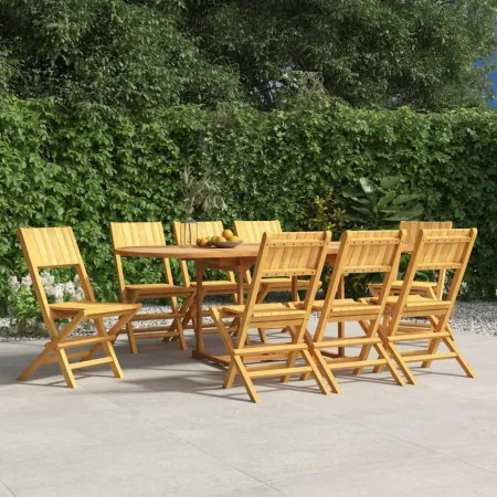 Klappbare Gartenstühle 8 Stk. Massivholz Teak 47x61x90 cm von vidaXL, Gartenstühle - Ref: Foro24-3155060, Preis: 528,09 €, Ra...