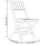 Klappbare Gartenstühle 8 Stk. Massivholz Teak 47x61x90 cm von vidaXL, Gartenstühle - Ref: Foro24-3155060, Preis: 528,09 €, Ra...