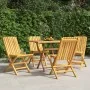 Sillas de jardín plegables 4 uds madera maciza teca 47x47x89 cm de vidaXL, Sillas de jardín - Ref: Foro24-3155052, Precio: 33...