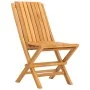 Sillas de jardín plegables 4 uds madera maciza teca 47x47x89 cm de vidaXL, Sillas de jardín - Ref: Foro24-3155052, Precio: 33...