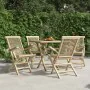 Klappbare Gartenstühle 4 Stück aus massivem Teakholz 56x61x89 cm von vidaXL, Gartenstühle - Ref: Foro24-3155070, Preis: 344,0...