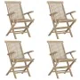 Klappbare Gartenstühle 4 Stück aus massivem Teakholz 56x61x89 cm von vidaXL, Gartenstühle - Ref: Foro24-3155070, Preis: 344,0...