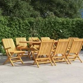 Klappbare Gartenstühle 8 Stk. Massivholz Teak 61x67x90 cm von vidaXL, Gartenstühle - Ref: Foro24-3155057, Preis: 652,92 €, Ra...