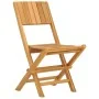 Klappbare Gartenstühle 4 Stück aus massivem Teakholz 47x61x90 cm von vidaXL, Gartenstühle - Ref: Foro24-3155058, Preis: 252,7...