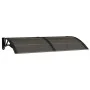 Marquesina de puerta policarbonato negro 150x80 cm de vidaXL, Toldos - Ref: Foro24-153582, Precio: 75,37 €, Descuento: %
