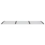 Türvordach aus schwarzem Polycarbonat 300x100 cm von vidaXL, Markisen - Ref: Foro24-153569, Preis: 103,26 €, Rabatt: %