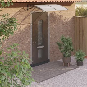 Black polycarbonate door canopy 150x100 cm by vidaXL, Awnings - Ref: Foro24-153567, Price: 76,50 €, Discount: %