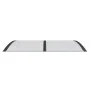 Black polycarbonate door canopy 150x100 cm by vidaXL, Awnings - Ref: Foro24-153567, Price: 74,95 €, Discount: %