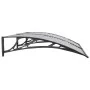 Schwarzes Polycarbonat-Türvordach 150x100 cm von vidaXL, Markisen - Ref: Foro24-153567, Preis: 74,95 €, Rabatt: %