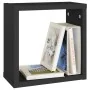 Cube wall shelf 2 pcs black 30x15x30 cm by vidaXL, Shelves and shelves - Ref: Foro24-807001, Price: 24,12 €, Discount: %