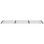 Türvordach aus schwarzem und transparentem Polycarbonat, 300 x 80 cm von vidaXL, Markisen - Ref: Foro24-153578, Preis: 77,61 ...
