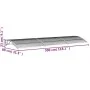Türvordach aus schwarzem und transparentem Polycarbonat, 300 x 80 cm von vidaXL, Markisen - Ref: Foro24-153578, Preis: 77,61 ...