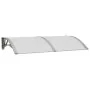 Polycarbonat Türvordach grau 150x75 cm von vidaXL, Markisen - Ref: Foro24-153579, Preis: 70,45 €, Rabatt: %
