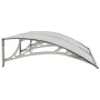 Polycarbonat Türvordach grau 150x75 cm von vidaXL, Markisen - Ref: Foro24-153579, Preis: 70,45 €, Rabatt: %