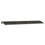 Black polycarbonate door canopy 400x100 cm by vidaXL, Awnings - Ref: Foro24-153602, Price: 126,46 €, Discount: %