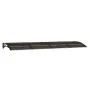 Marquesina de puerta policarbonato negro 350x100 cm de vidaXL, Toldos - Ref: Foro24-153596, Precio: 107,25 €, Descuento: %
