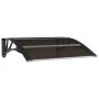 Marquesina de puerta policarbonato negro 80x80 cm de vidaXL, Toldos - Ref: Foro24-153587, Precio: 37,00 €, Descuento: %