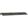 Black polycarbonate door canopy 300x80 cm by vidaXL, Awnings - Ref: Foro24-153584, Price: 102,23 €, Discount: %