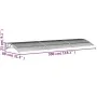 Black polycarbonate door canopy 300x80 cm by vidaXL, Awnings - Ref: Foro24-153584, Price: 102,23 €, Discount: %