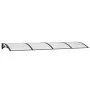 Marquesina de puerta policarbonato negro 350x100 cm de vidaXL, Toldos - Ref: Foro24-153594, Precio: 106,95 €, Descuento: %