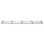 Marquesina de puerta policarbonato negro 350x100 cm de vidaXL, Toldos - Ref: Foro24-153594, Precio: 106,95 €, Descuento: %