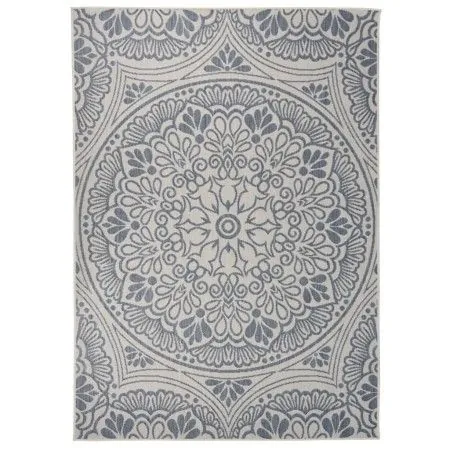 Alfombra de exterior de tejido plano rayas azules 120x170 cm de vidaXL, Alfombras - Ref: Foro24-340830, Precio: 42,83 €, Desc...