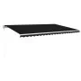 Toldo automático LED sensor de viento gris antracita 500x350 cm by vidaXL, Awnings - Ref: Foro24-3069034, Price: 732,16 €, Di...