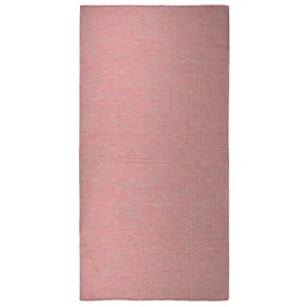 Roter flachgewebter Outdoor-Teppich 100x200 cm von vidaXL, Teppiche - Ref: Foro24-340822, Preis: 34,84 €, Rabatt: %