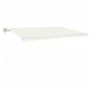 Automatic awning with wind sensor and LED cream 500x350 cm by vidaXL, Awnings - Ref: Foro24-3069032, Price: 699,95 €, Discoun...