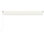 Automatisches Markisentuch mit LED-Windsensor Creme 500x350 cm von vidaXL, Markisen - Ref: Foro24-3069032, Preis: 699,95 €, R...