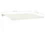 Automatic awning with wind sensor and LED cream 500x350 cm by vidaXL, Awnings - Ref: Foro24-3069032, Price: 699,95 €, Discoun...