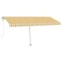 Automatic awning with wind sensor LED yellow white 500x350cm by vidaXL, Awnings - Ref: Foro24-3069673, Price: 818,13 €, Disco...