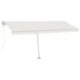 Automatic awning with LED and wind sensor cream 500x350 cm by vidaXL, Awnings - Ref: Foro24-3069672, Price: 819,09 €, Discoun...