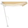Automatische Markise LED-Windsensor gelb weiß 600x350cm von vidaXL, Markisen - Ref: Foro24-3069693, Preis: 919,04 €, Rabatt: %