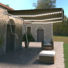 Automatische Markise LED-Windsensor Anthrazitgrau 600x350 cm von vidaXL, Markisen - Ref: Foro24-3069694, Preis: 937,57 €, Rab...
