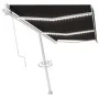 Automatic awning LED wind sensor anthracite gray 600x350 cm by vidaXL, Awnings - Ref: Foro24-3069694, Price: 937,57 €, Discou...