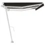 Automatische Markise LED-Windsensor Anthrazitgrau 600x350 cm von vidaXL, Markisen - Ref: Foro24-3069694, Preis: 937,57 €, Rab...