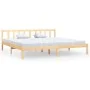 Solid pine wood bed frame 180x200 cm by vidaXL, Beds and slatted bases - Ref: Foro24-810097, Price: 111,55 €, Discount: %
