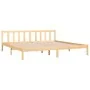 Solid pine wood bed frame 180x200 cm by vidaXL, Beds and slatted bases - Ref: Foro24-810097, Price: 111,55 €, Discount: %